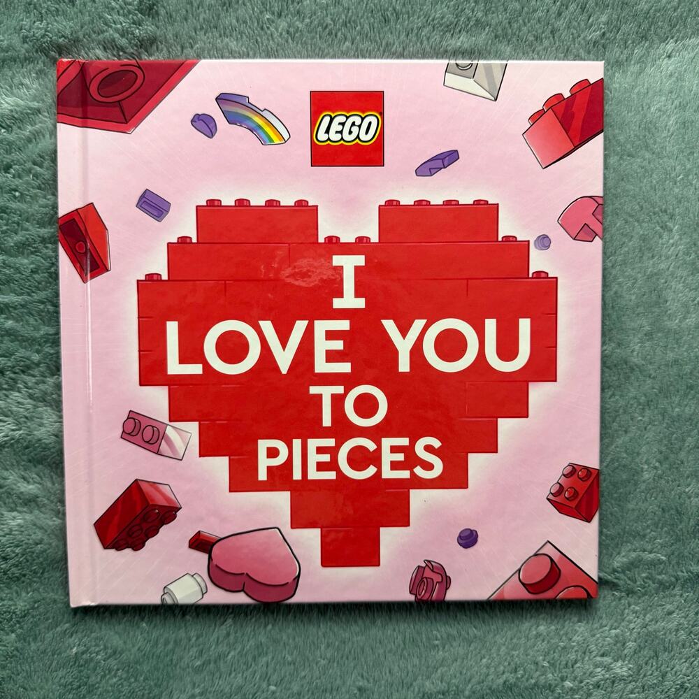 Lego I Love You To Pieces Hardcover Book by Nicole Johnson